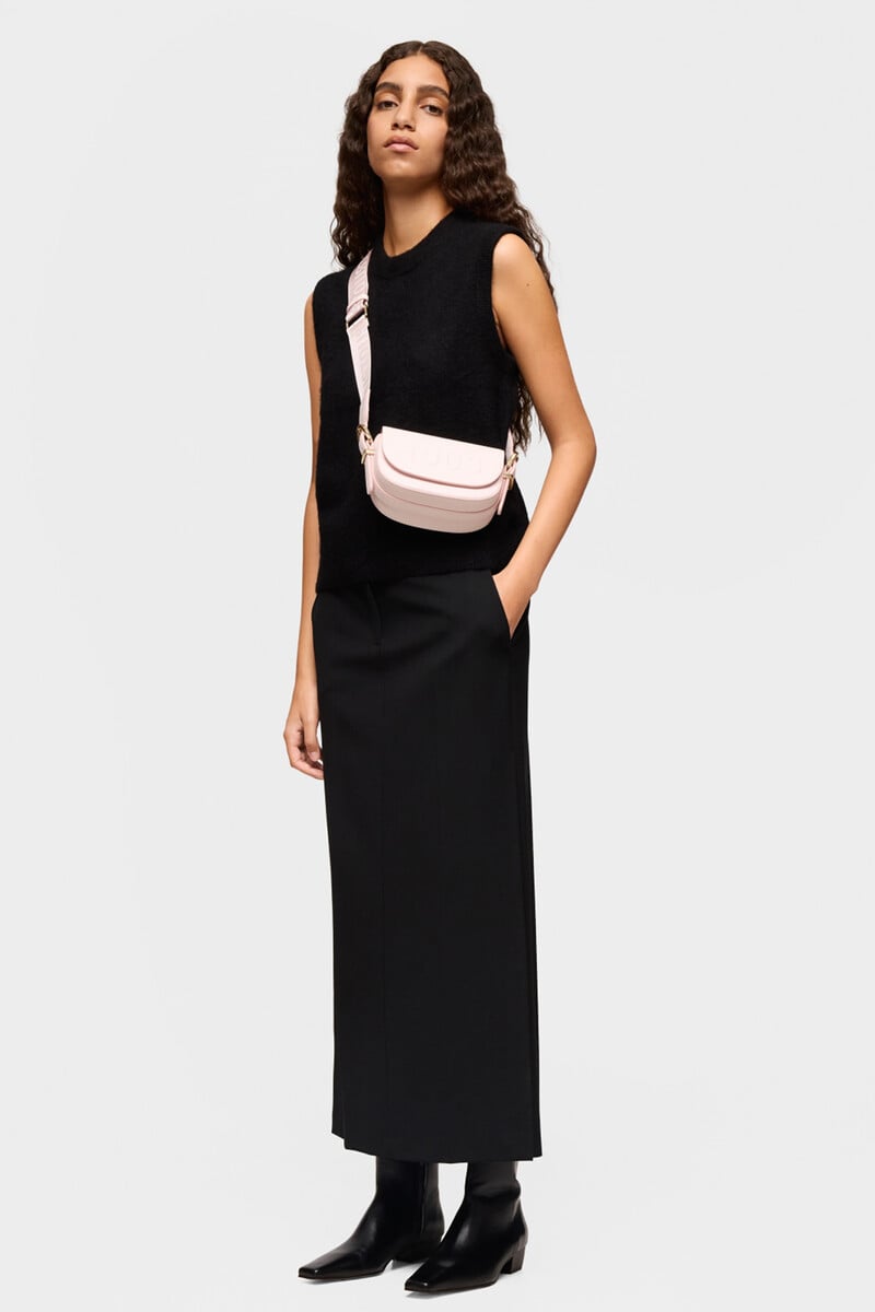 Pedro Del Hierro Minibandolera Medialuna Rosa Claro TOUS Brenda