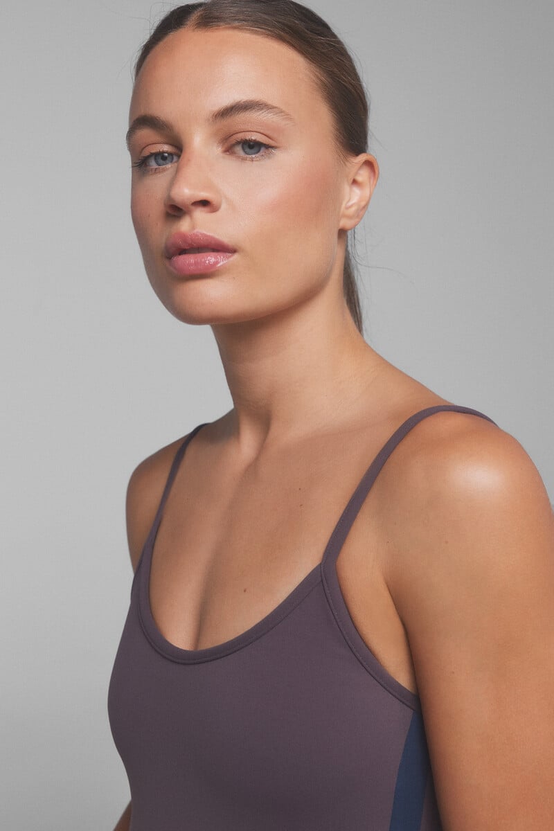 Pedro Del Hierro Mono Corto SOFT MOVE Marrón. Special Colab Ffitcoco