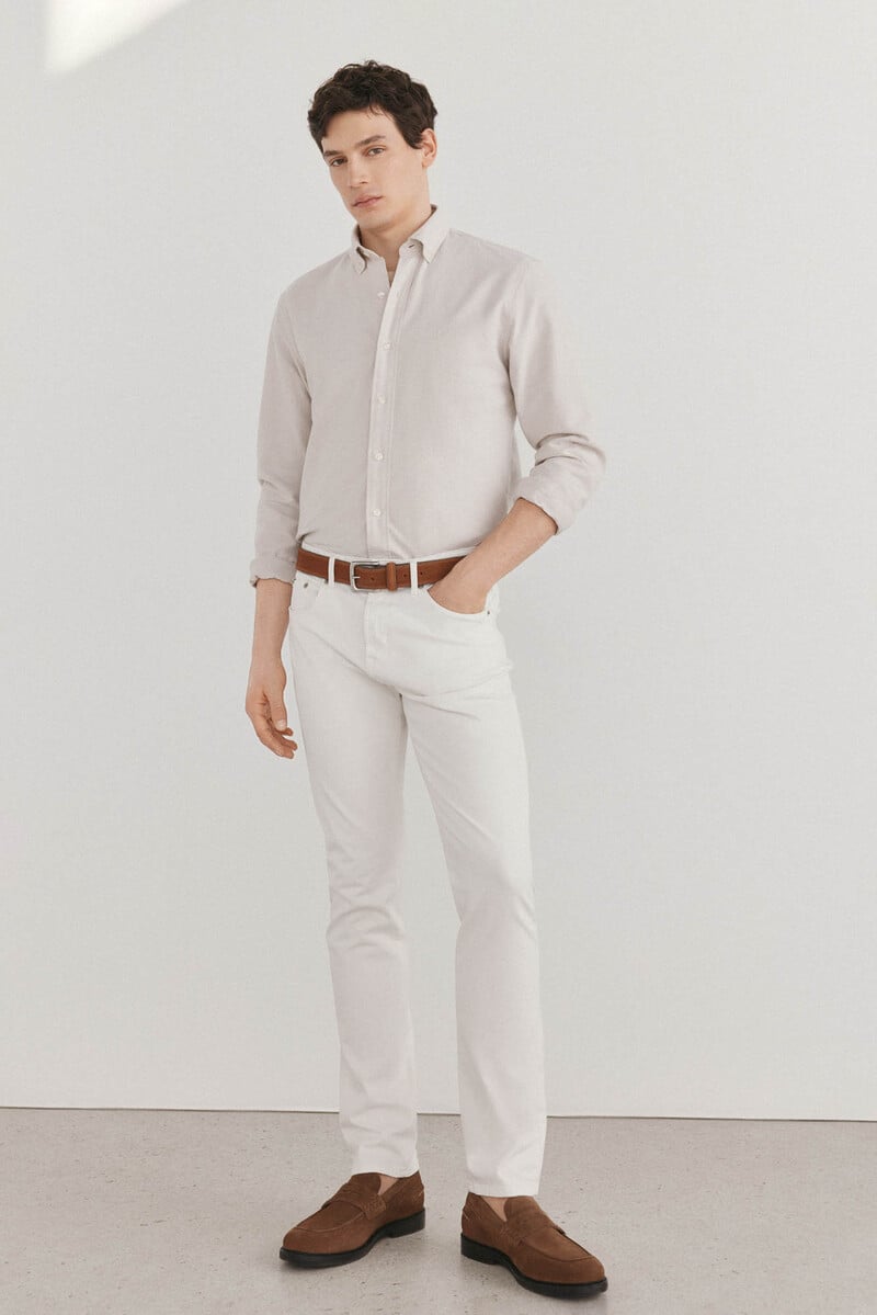 pedro del hierro Pantalón 5 bolsillos color premium flex slim fit