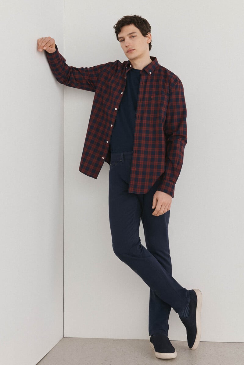 pedro del hierro Pantalón 5 bolsillos color premium flex slim fit