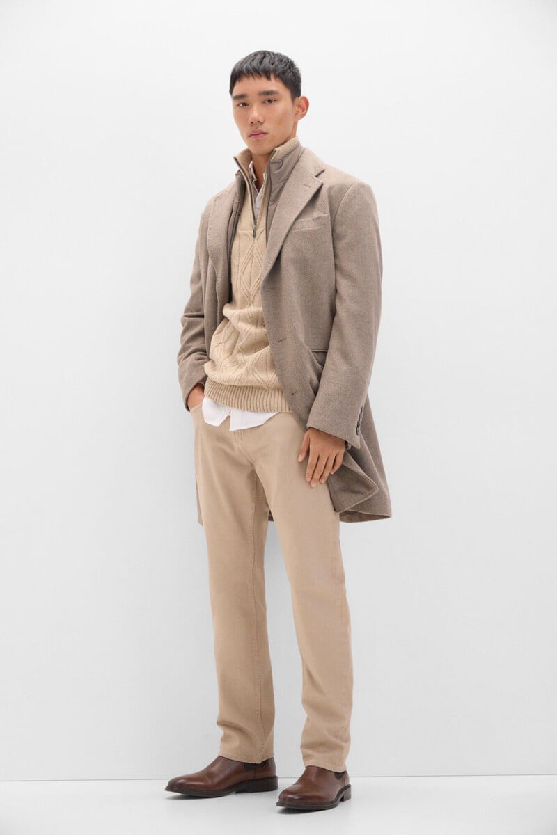 pedro del hierro Pantalón 5 bolsillos color regular fit