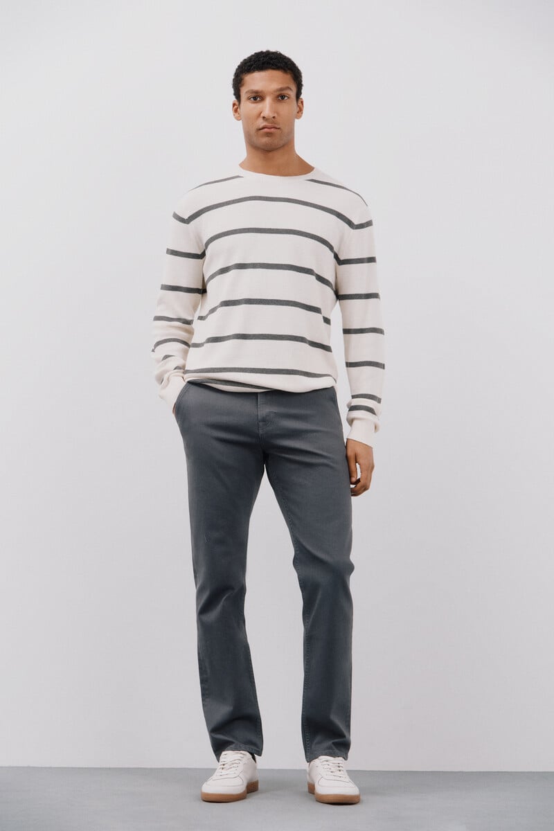 Pedro Del Hierro Pantalón 5 Bolsillos Color Regular Fit