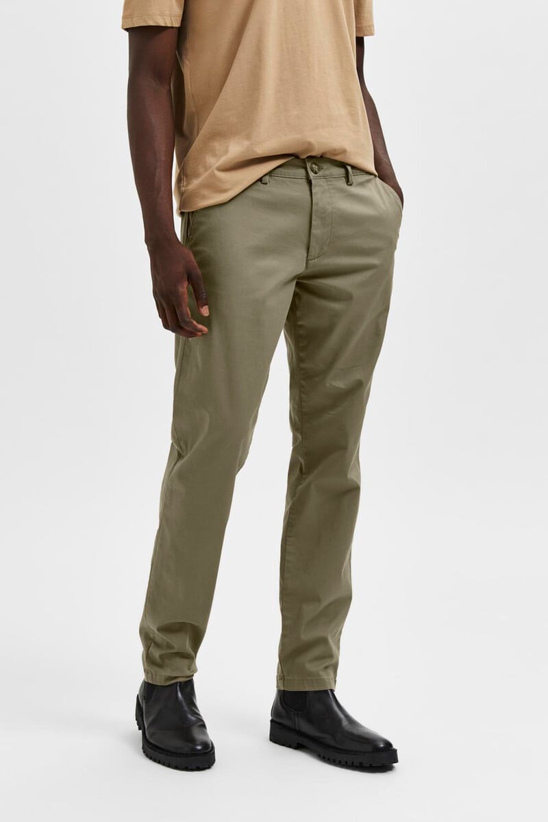 Pedro Del Hierro Pantalón Chino Slim Fit Confeccionado Con Algodón Orgánico