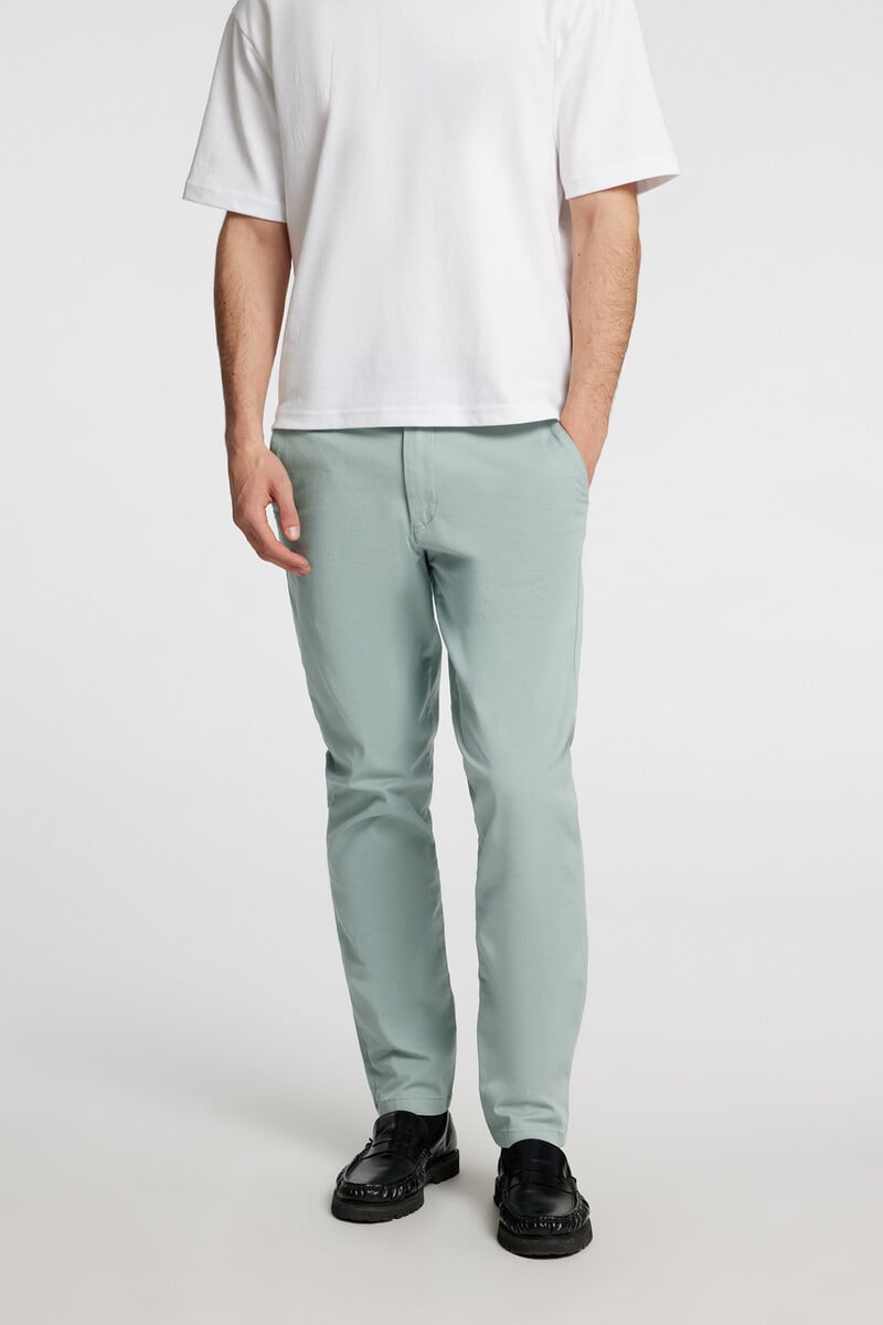Pedro Del Hierro Pantalón Chino Slim Fit Confeccionado Con Algodón Orgánico