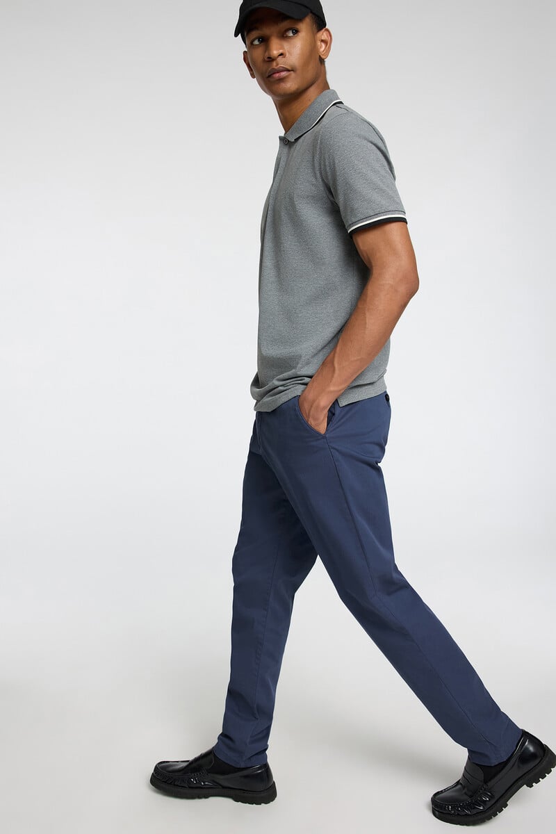 Pedro Del Hierro Pantalón Chino Slim Fit Confeccionado Con Algodón Orgánico
