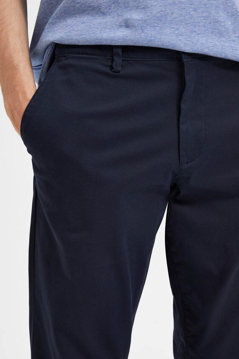 Pedro Del Hierro Pantalón Chino Slim Fit Confeccionado Con Algodón Orgánico