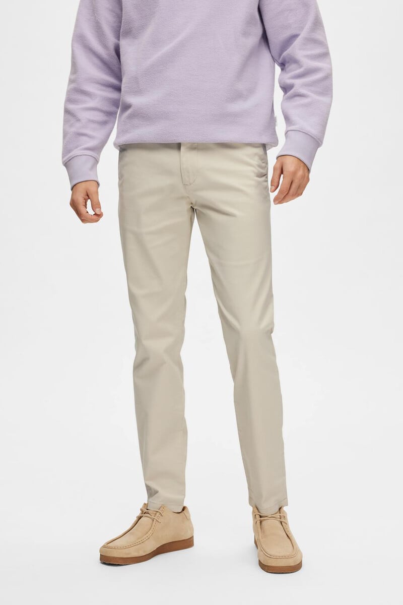 Pedro Del Hierro Pantalón Chino Slim Fit Confeccionado Con Algodón Orgánico