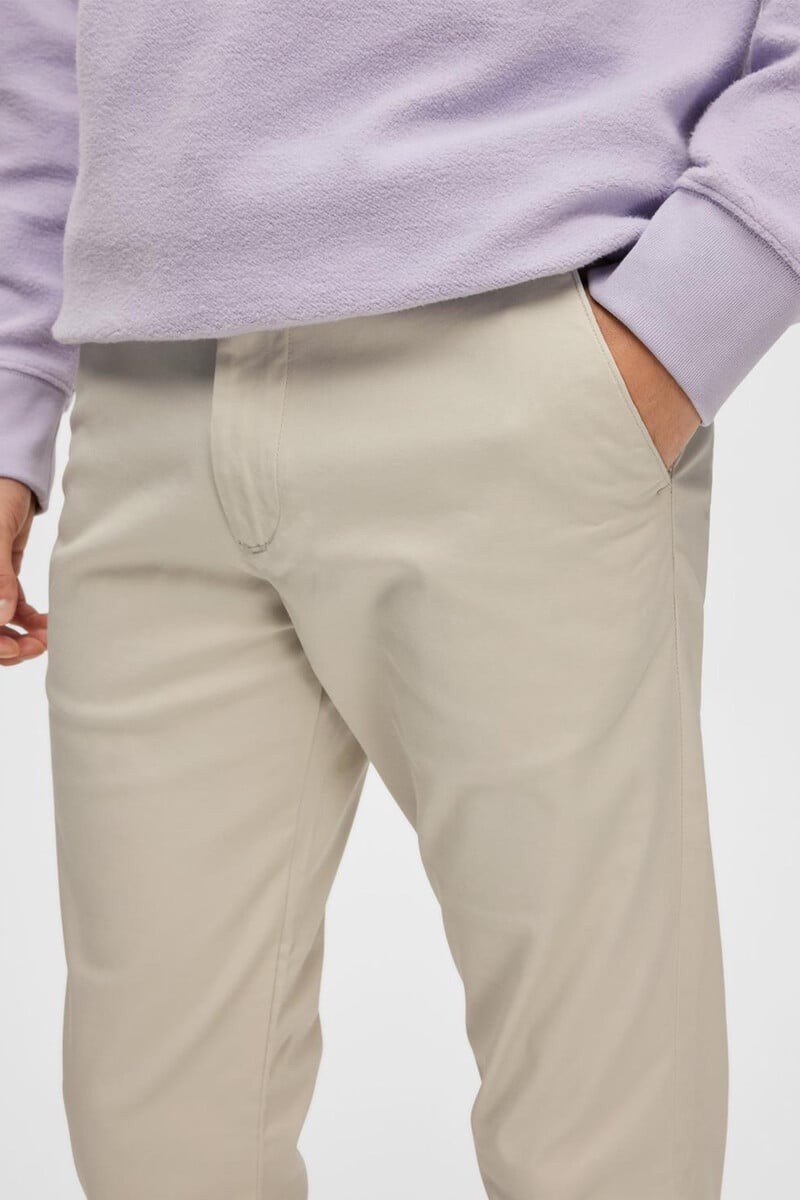 Pedro Del Hierro Pantalón Chino Slim Fit Confeccionado Con Algodón Orgánico