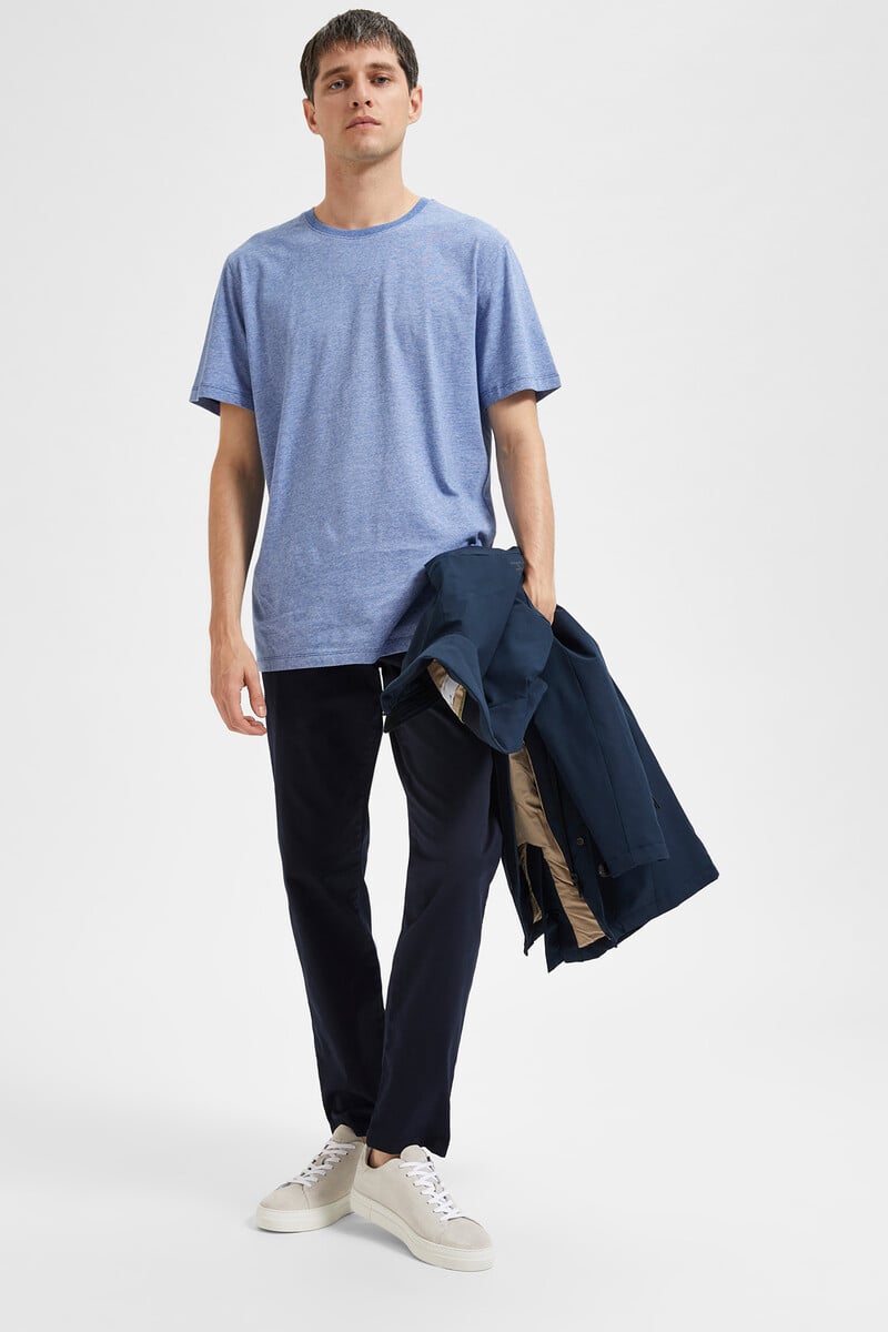 Pedro Del Hierro Pantalón Chino Slim Fit Confeccionado Con Algodón Orgánico