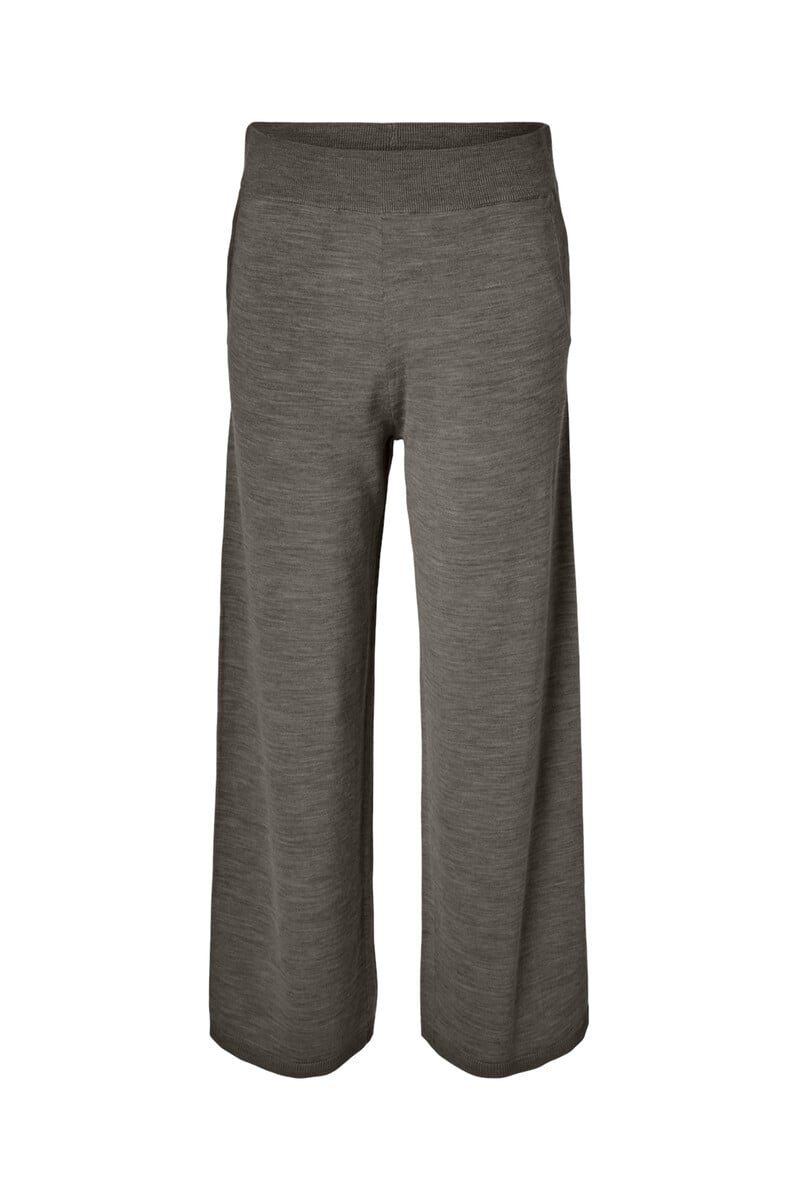 pedro del hierro Pantalón de tiro alto confeccionado 100% con la Merino