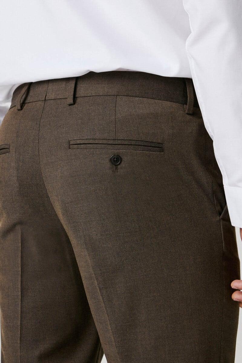 Pedro Del Hierro Pantalón De Traje Estructura Slim Fit Confeccionado Con Materiales Reciclados
