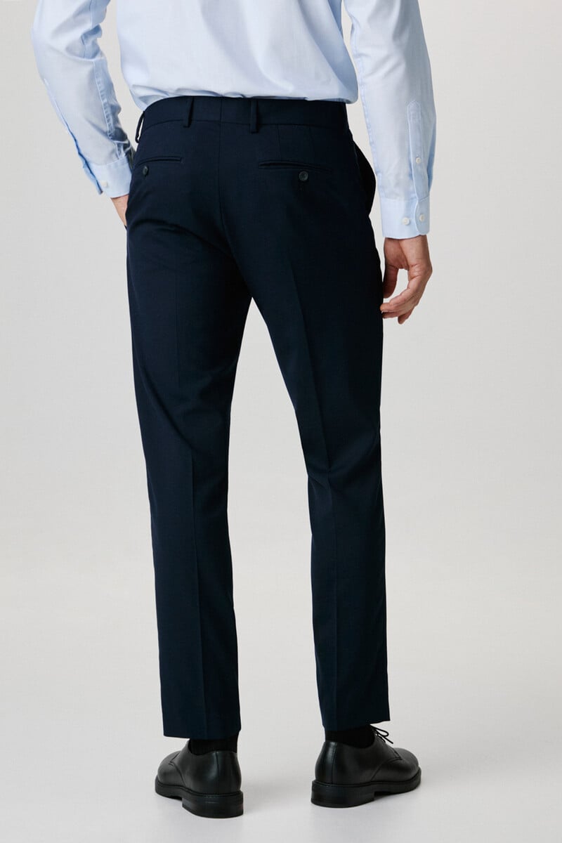 Pedro Del Hierro Pantalón De Traje Slim Fit Con Lana