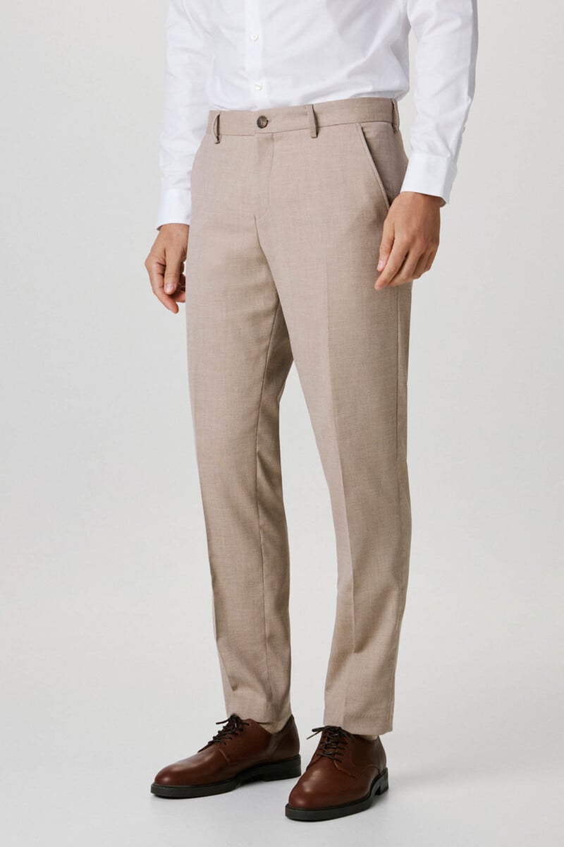 Pedro Del Hierro Pantalón De Traje Slim Fit Con Lana