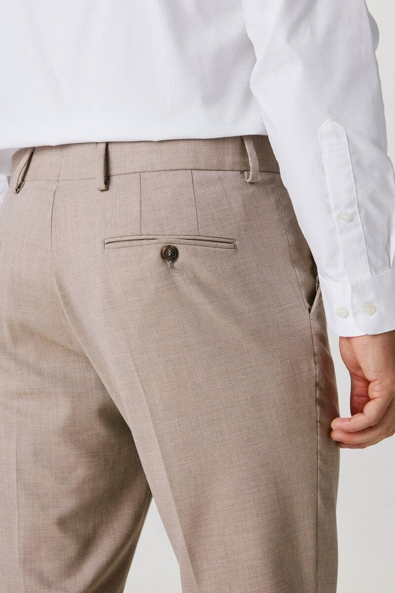 Pedro Del Hierro Pantalón De Traje Slim Fit Con Lana