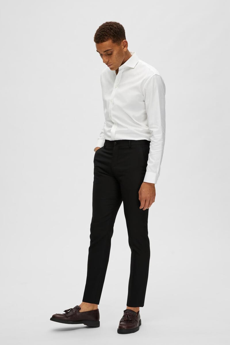 Pedro Del Hierro Pantalón De Traje Slim Fit Con Lana