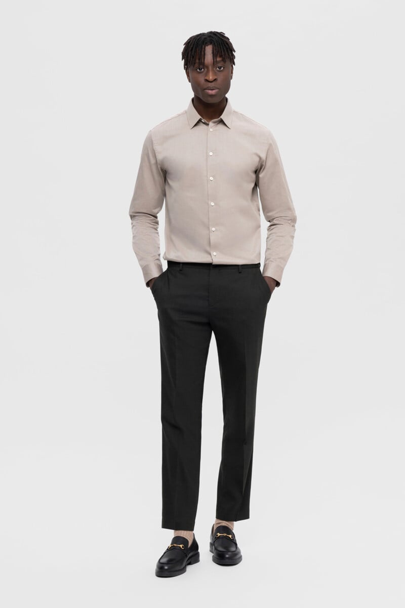 Pedro Del Hierro Pantalón De Traje Slim Fit Con Lana