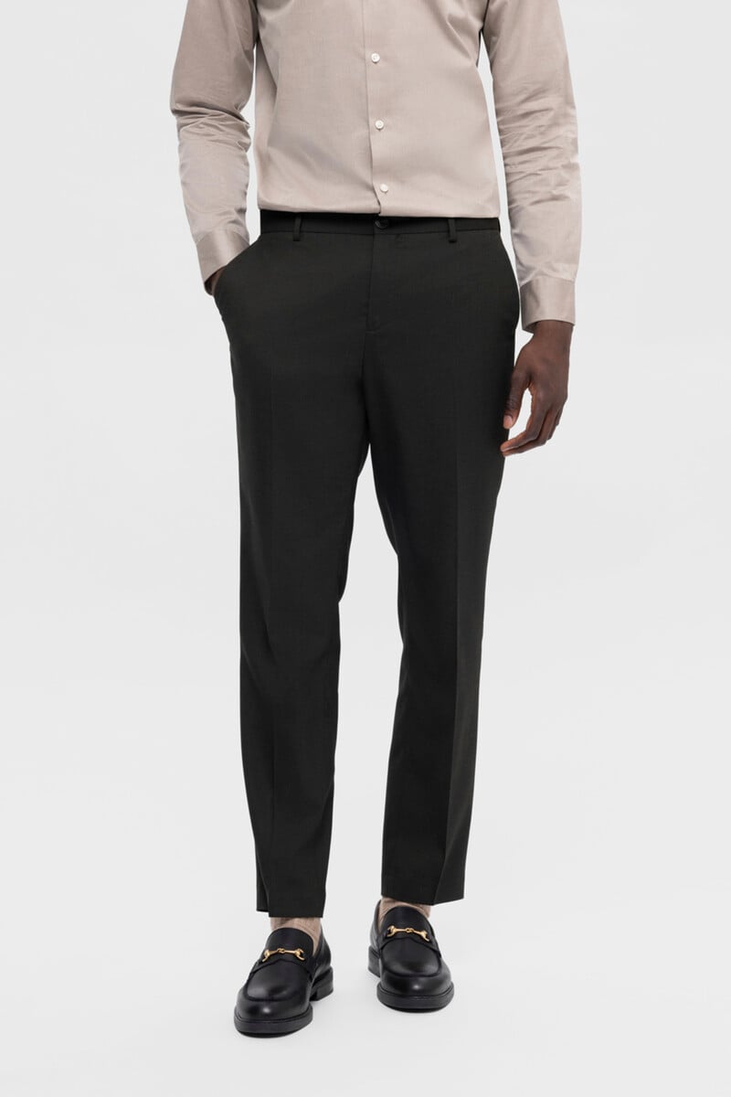 Pedro Del Hierro Pantalón De Traje Slim Fit Con Lana