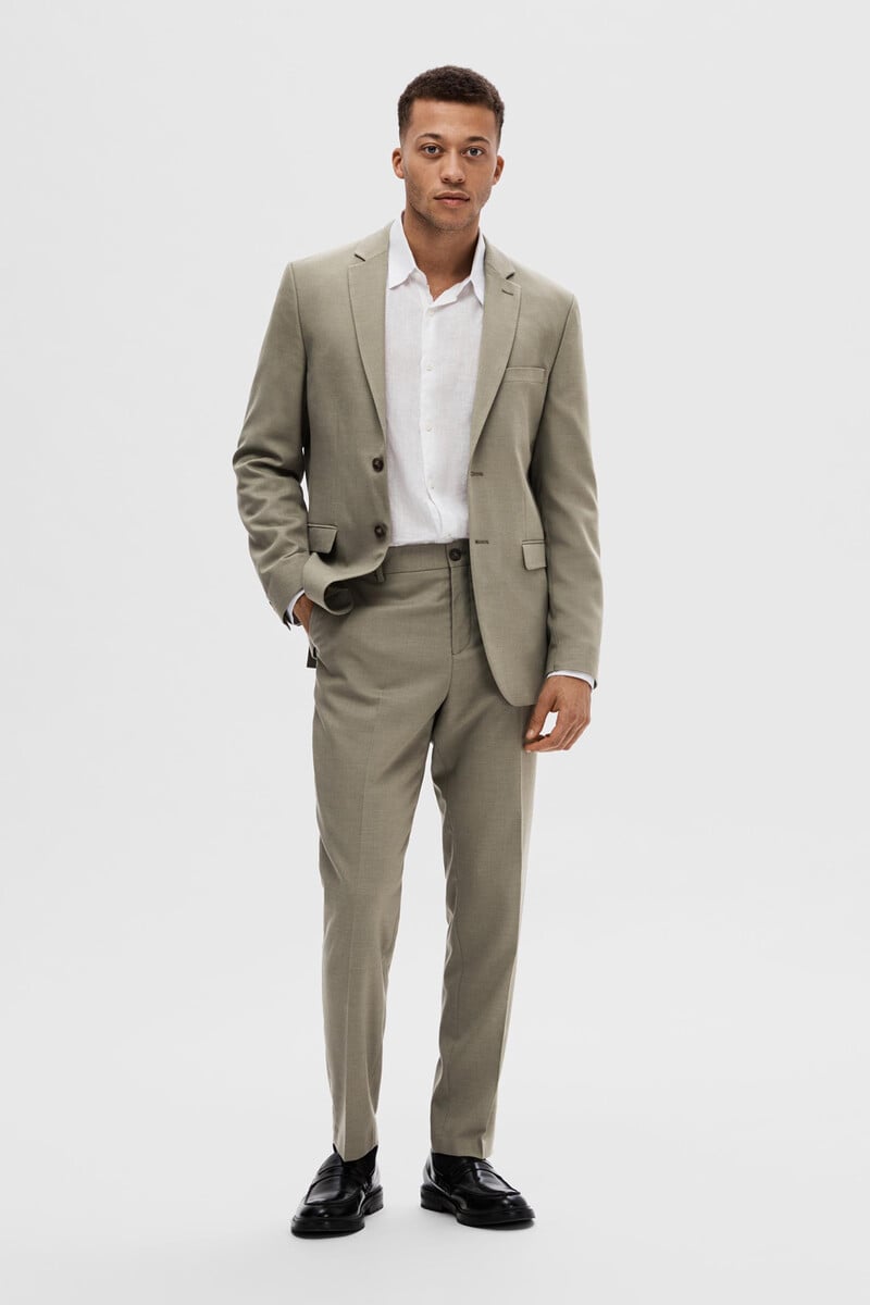pedro del hierro Pantalón de traje Slim Fit confeccionado con lana