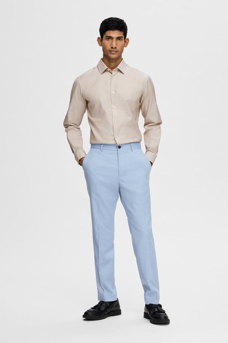 pedro del hierro Pantalón de traje Slim Fit confeccionado con materiales reciclados