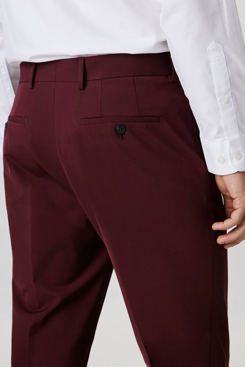 Pedro Del Hierro Pantalón De Traje Slim Fit Confeccionado Con Viscosa Y Materiales Reciclados