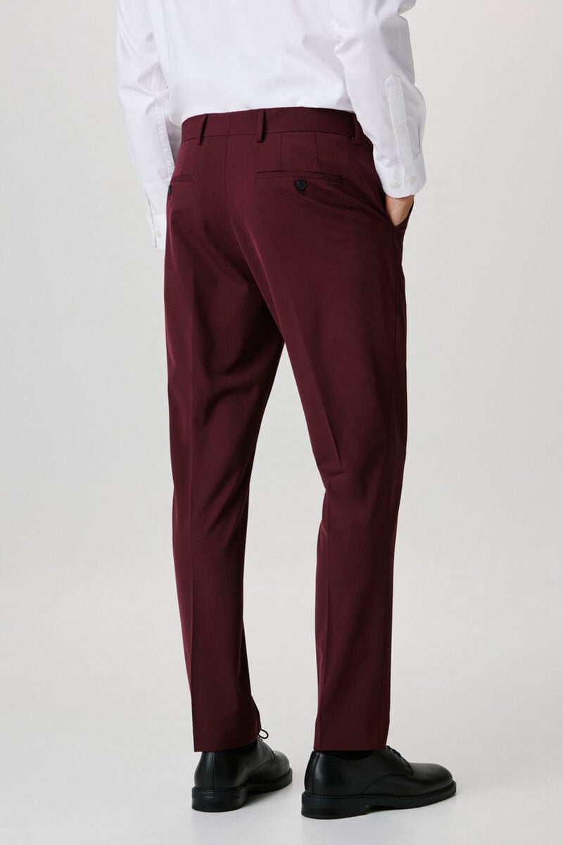 Pedro Del Hierro Pantalón De Traje Slim Fit Confeccionado Con Viscosa Y Materiales Reciclados