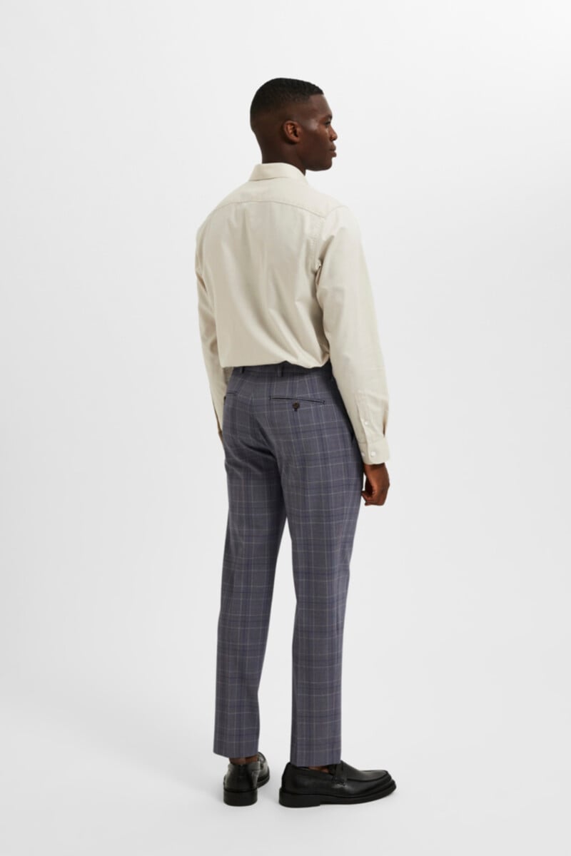 Pedro Del Hierro Pantalón De Traje Slim Fit De Cuadros