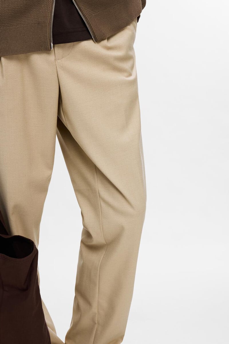 Pedro Del Hierro Pantalón Informal Con Pinza Confeccionado Con Materiales Reciclados