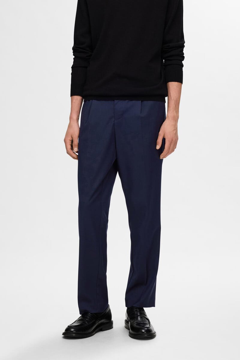 Pedro Del Hierro Pantalón Informal Con Pinza Confeccionado Con Materiales Reciclados