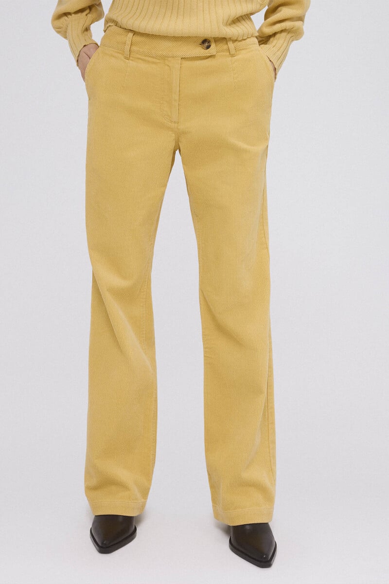 Pedro Del Hierro Pantalón Pana Stove Pipe Full Length