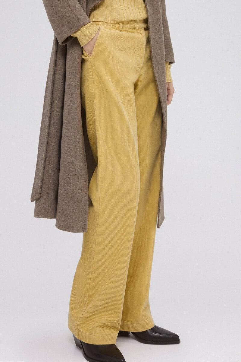 Pedro Del Hierro Pantalón Pana Stove Pipe Full Length