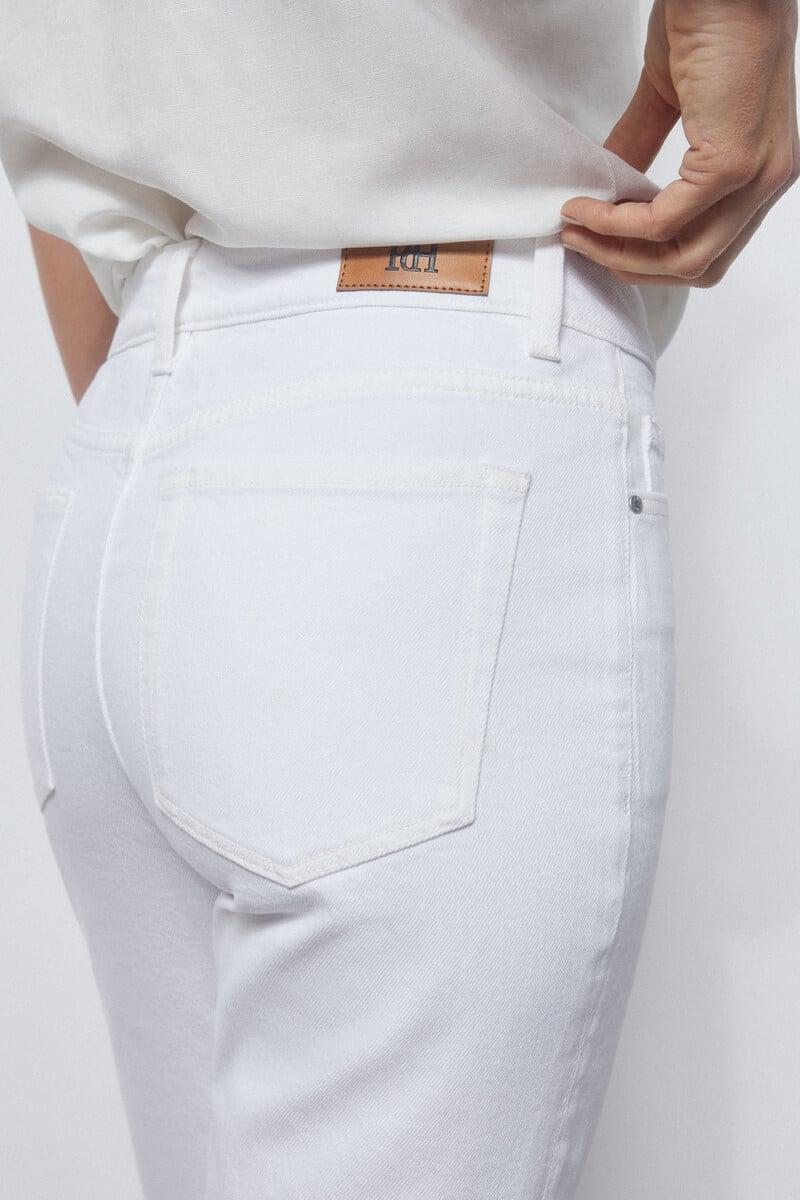 Pedro Del Hierro Pantalón Vaquero Skinny Flare Cropped