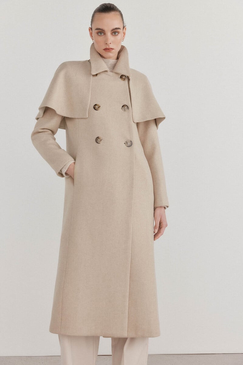 Pedro Del Hierro Abrigo Con Capa Desmontable