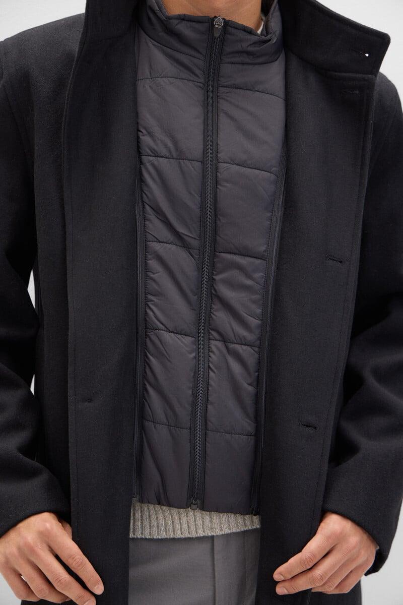 Pedro Del Hierro Abrigo Cuello Tira