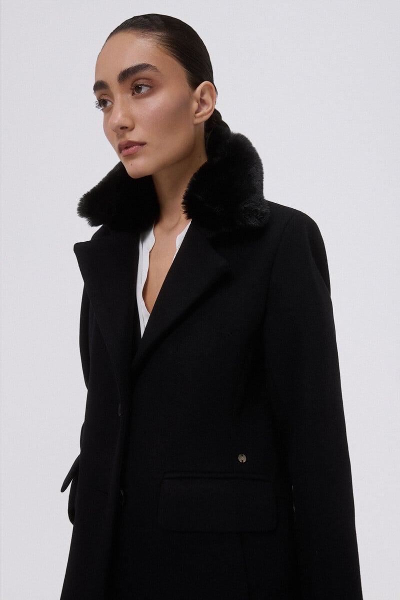 Pedro Del Hierro Abrigo De Paño