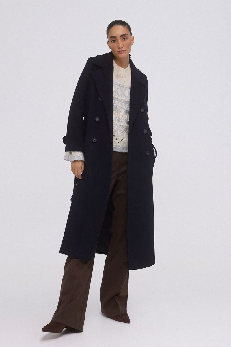 Pedro Del Hierro Abrigo De Paño