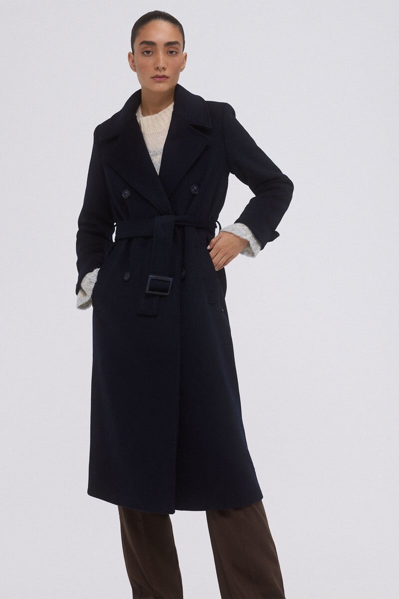 Pedro Del Hierro Abrigo De Paño