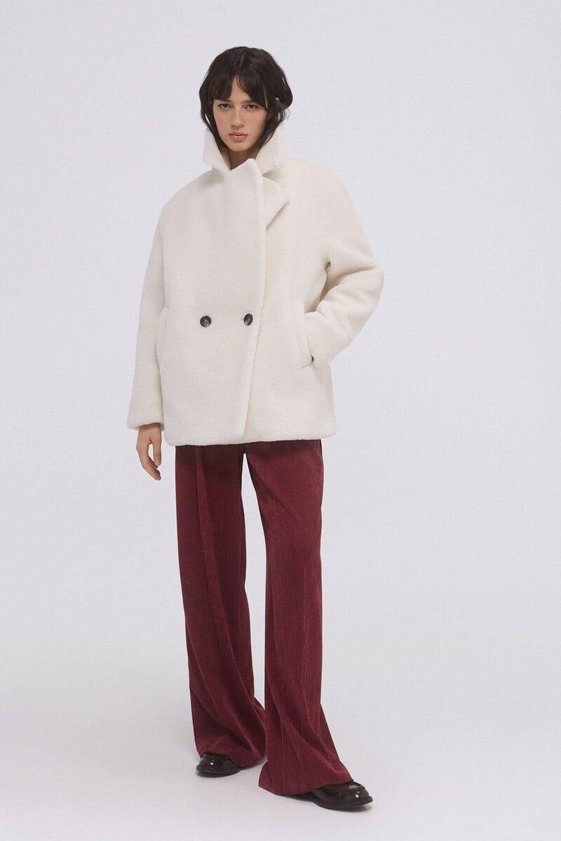 Pedro Del Hierro Abrigo De Pelo