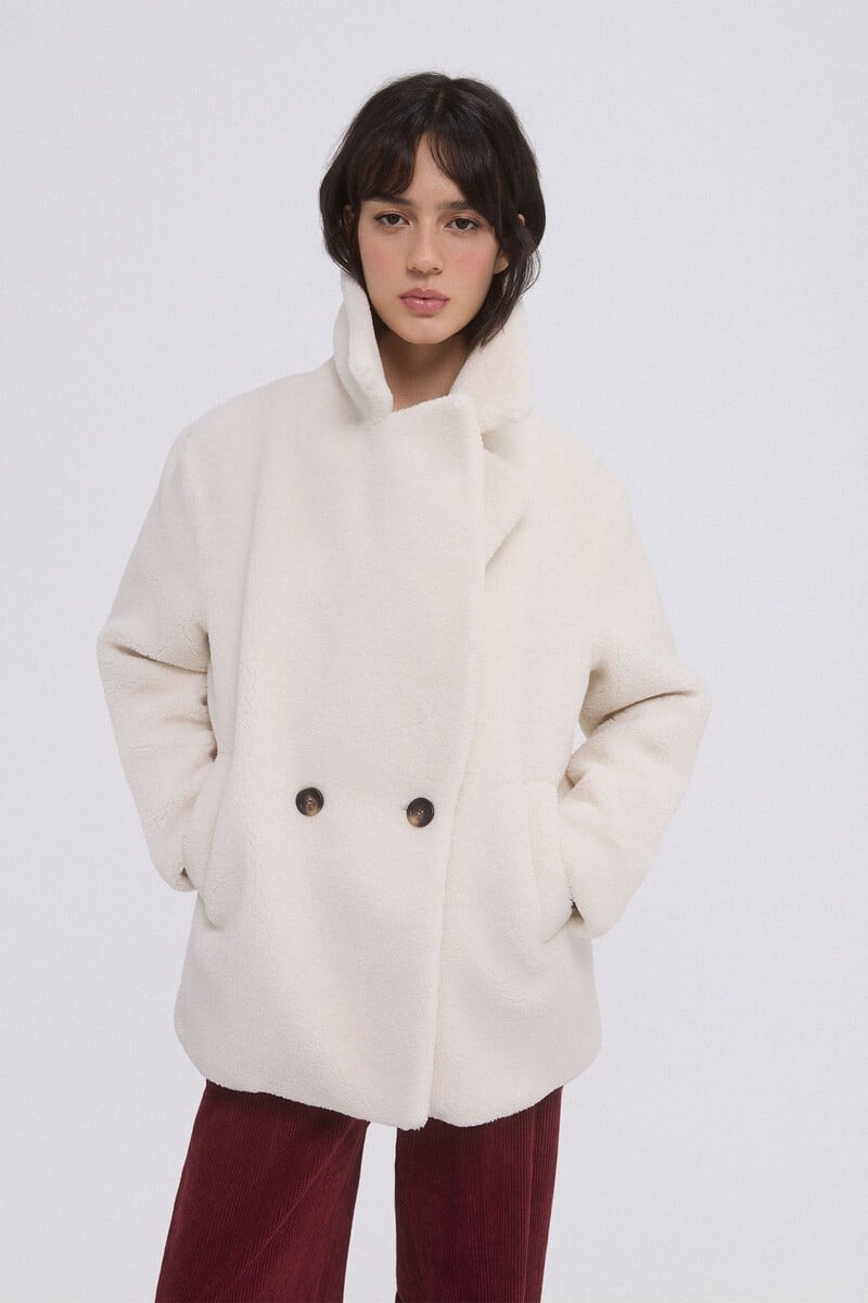 Pedro Del Hierro Abrigo De Pelo