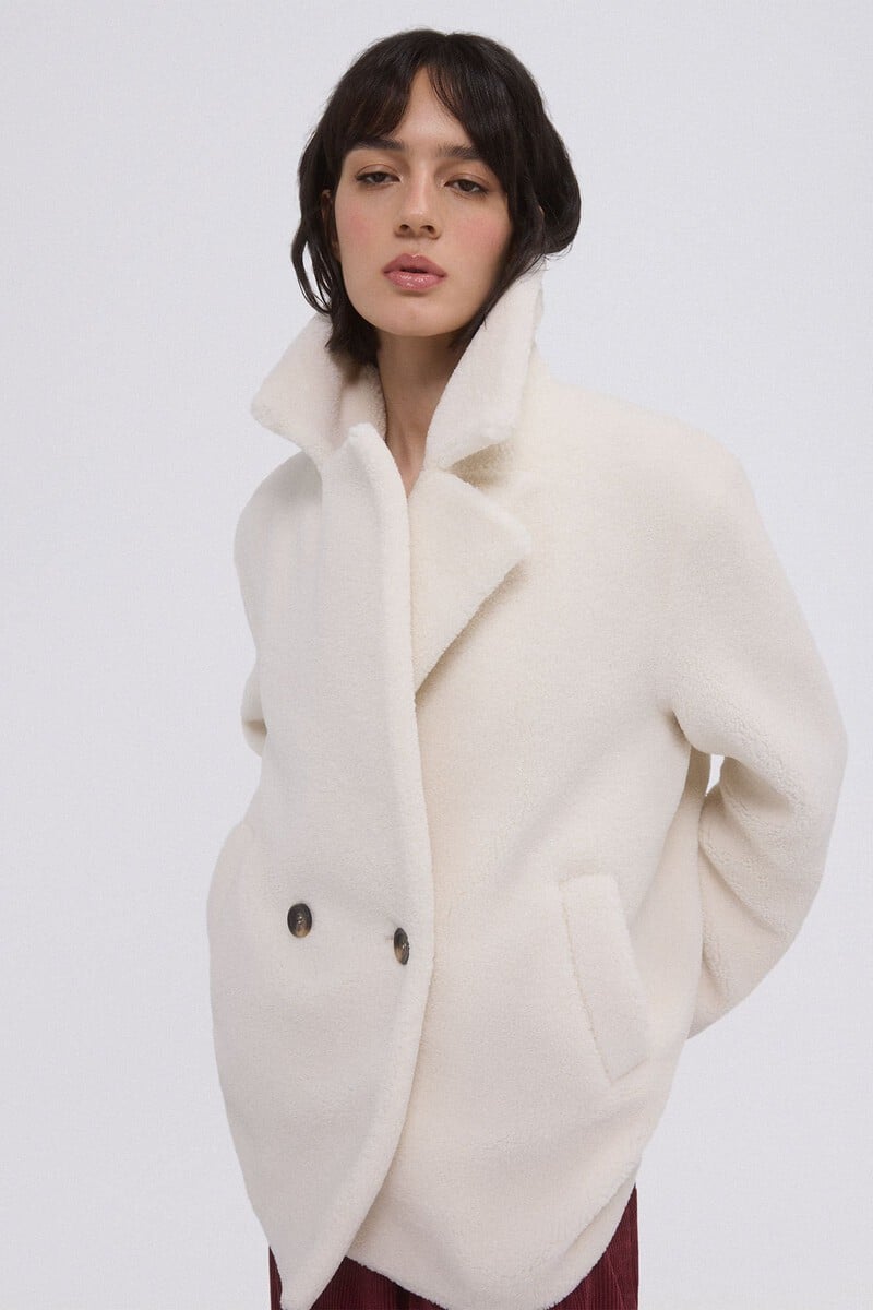 Pedro Del Hierro Abrigo De Pelo