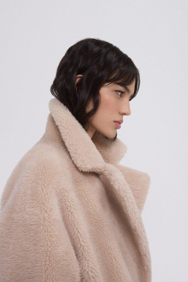 Pedro Del Hierro Abrigo De Pelo