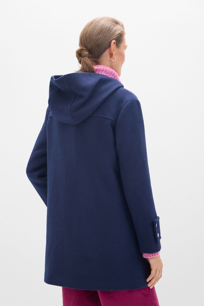 Pedro Del Hierro Abrigo Trenca Con Capucha