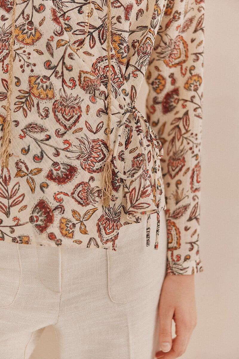 Pedro Del Hierro Adela. Top Estampado