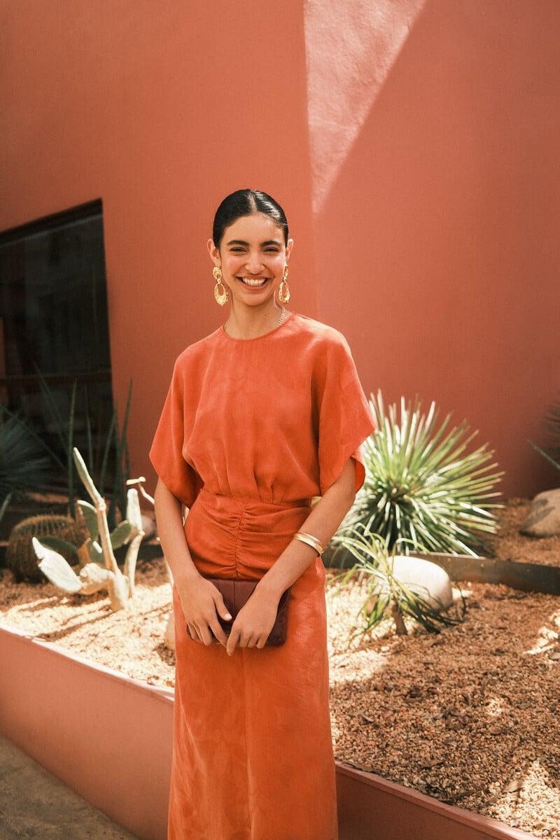 pedro del hierro Alexa. Vestido jacquard ocasión