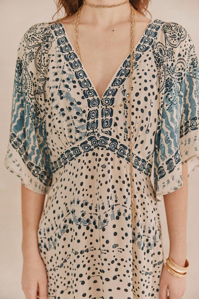 Pedro Del Hierro Amelia. Vestido Bordado