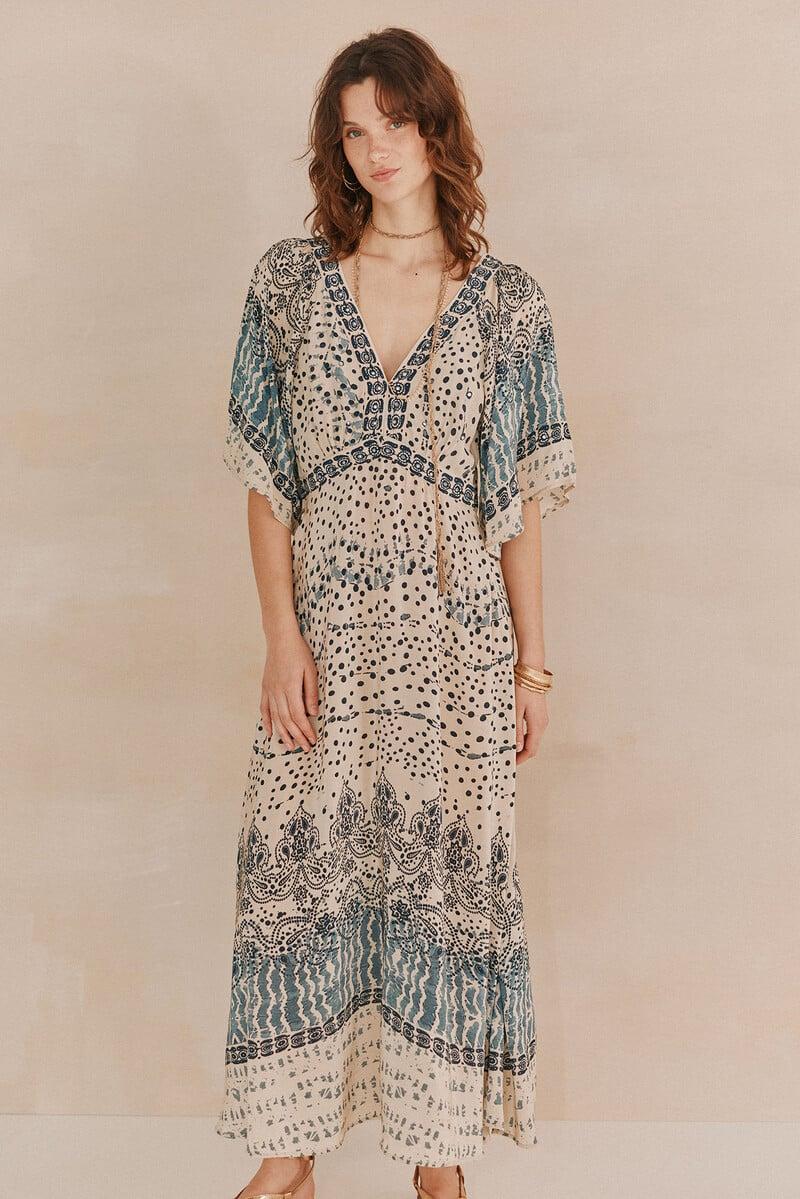 Pedro Del Hierro Amelia. Vestido Bordado