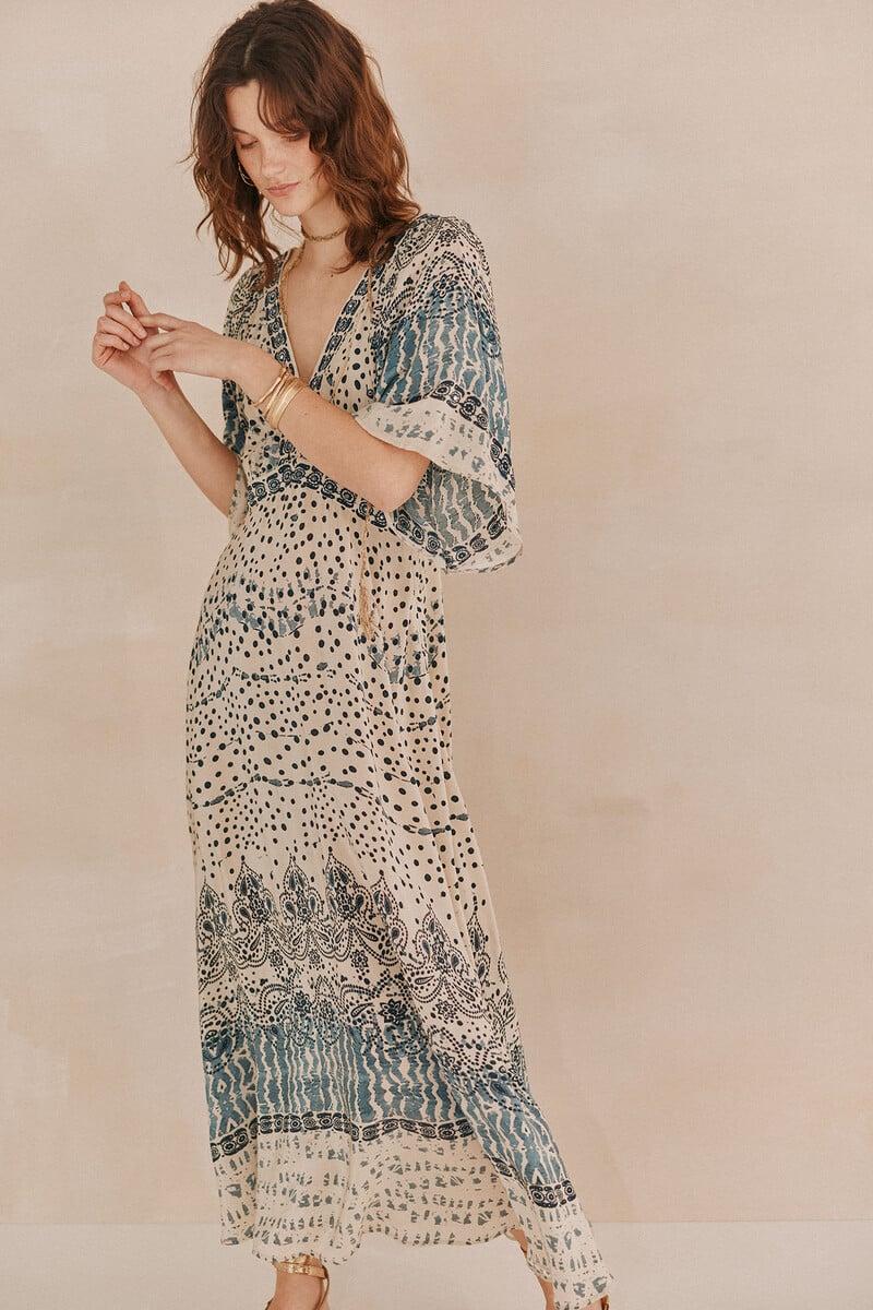 pedro del hierro Amelia. Vestido bordado