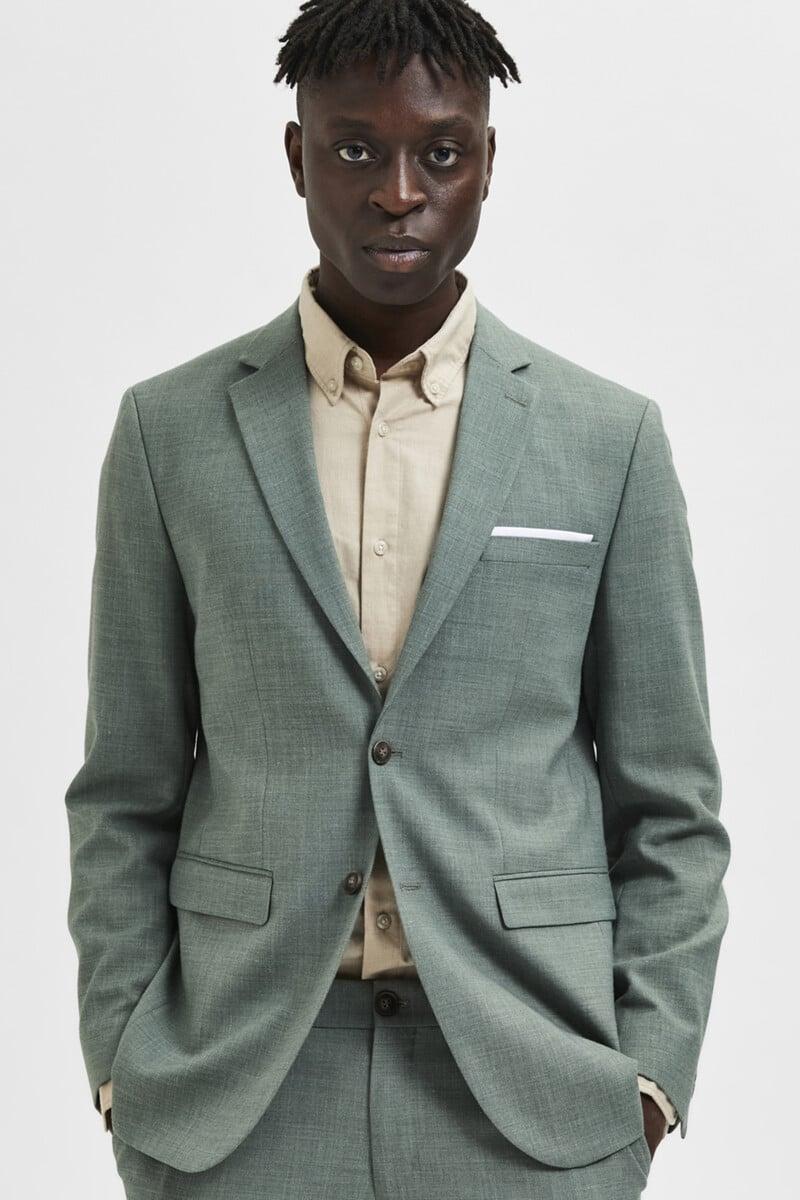 Pedro Del Hierro Americana De Lino Slim Fit