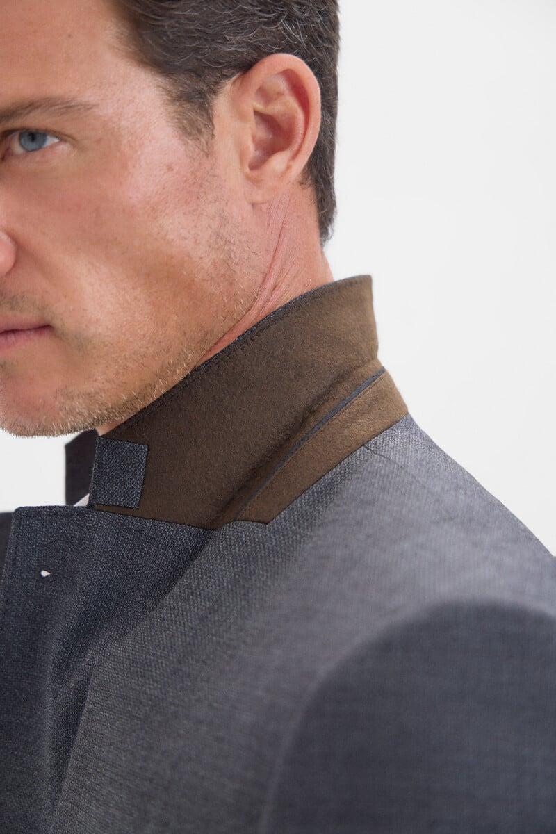 Pedro Del Hierro Americana Gris Slim Fit