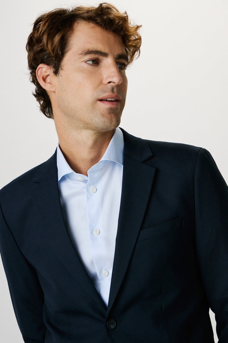 Pedro Del Hierro Americana Slim Fit Con Lana