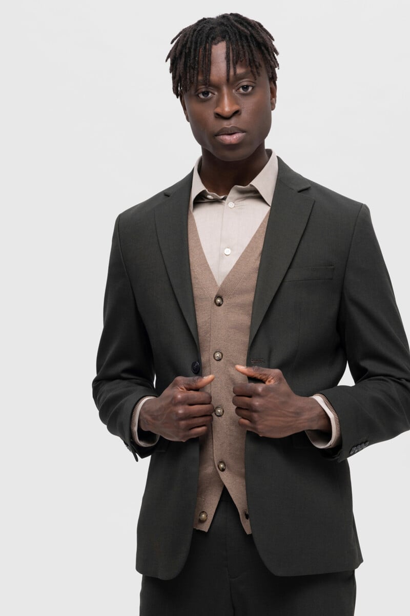 Pedro Del Hierro Americana Slim Fit Con Lana